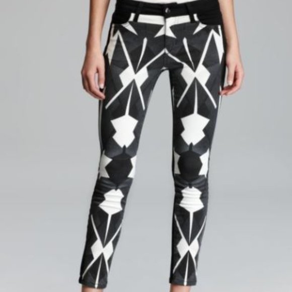 Joe's Jeans Matrix Print Tux Ankle Pant NWT - Picture 2 of 5